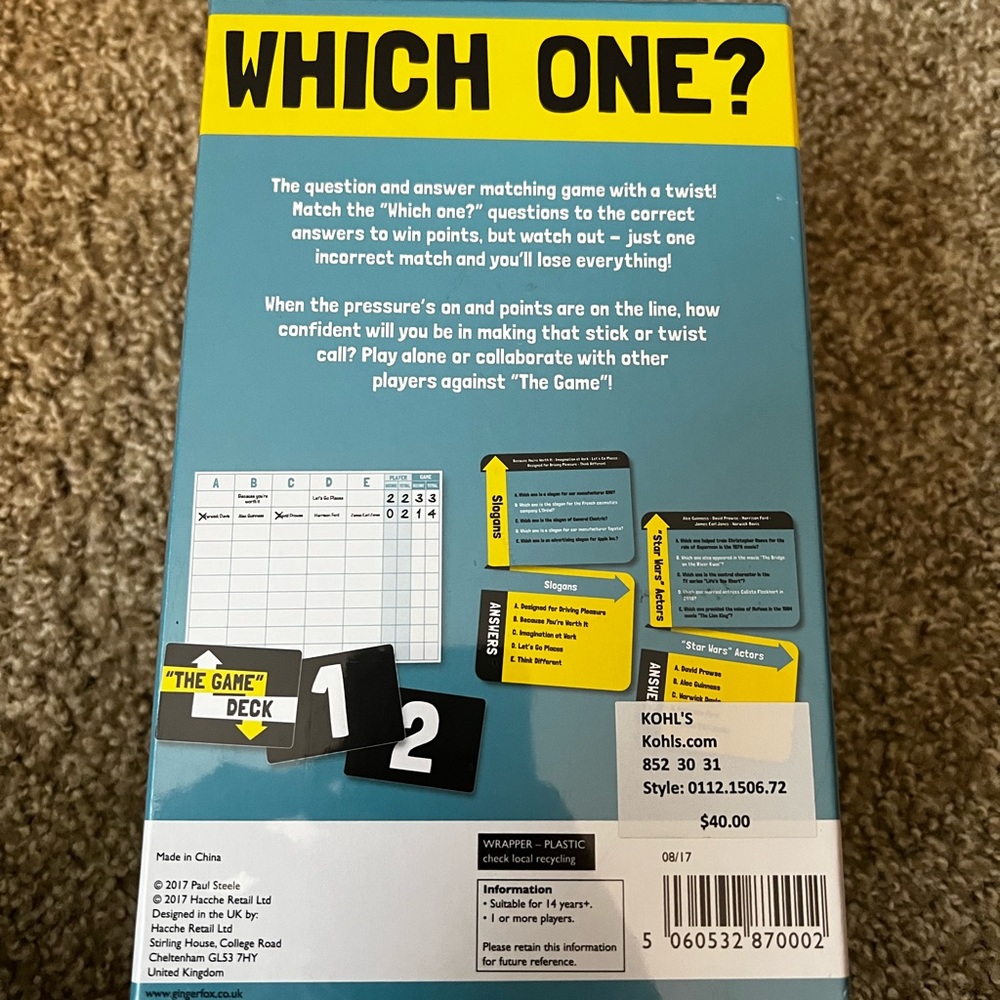 Which One Game - Picture 3 of 3